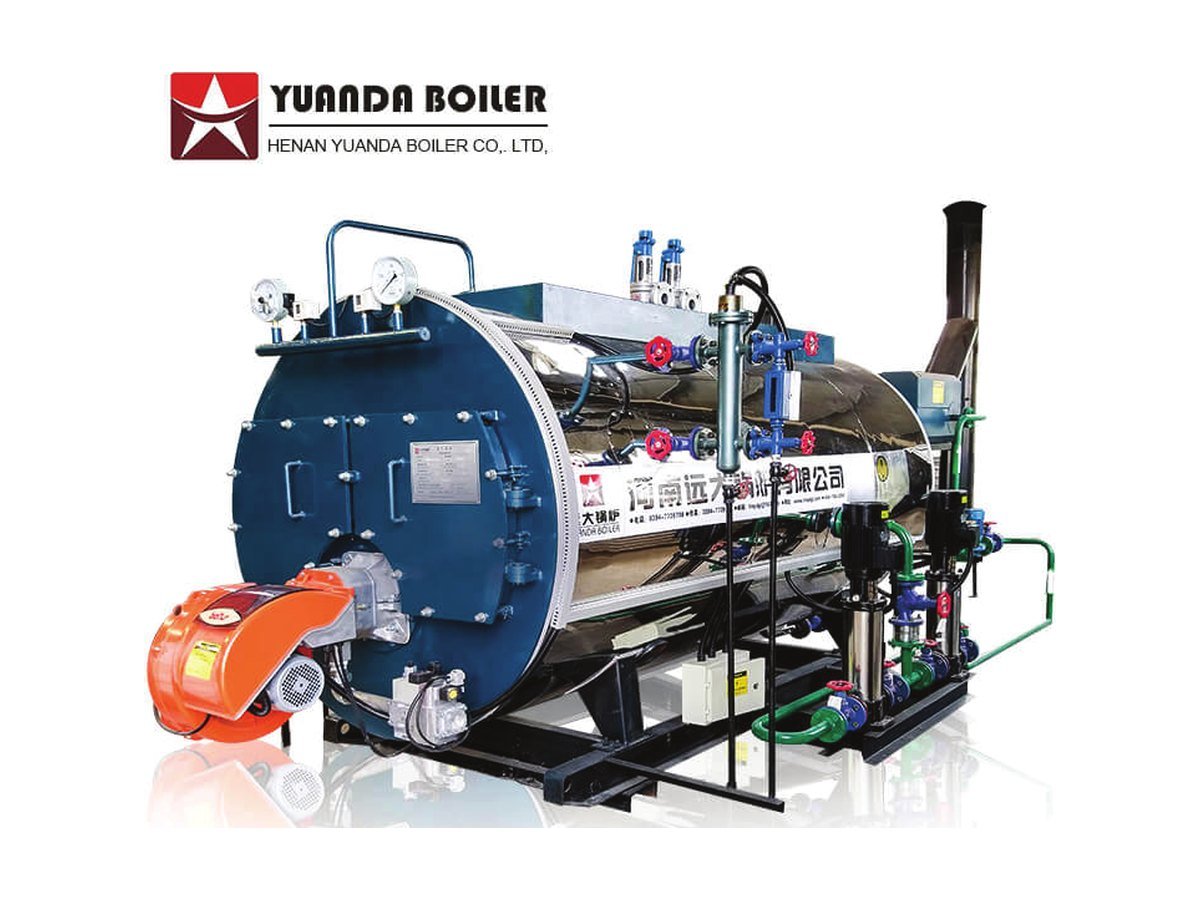 Steam boiler seri WNS berbahan bakar gas dan solar